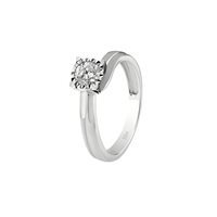 Anello Bliss Donna Lumina in Oro bianco Diamante 0.12 Ct 20074082 - 20074082